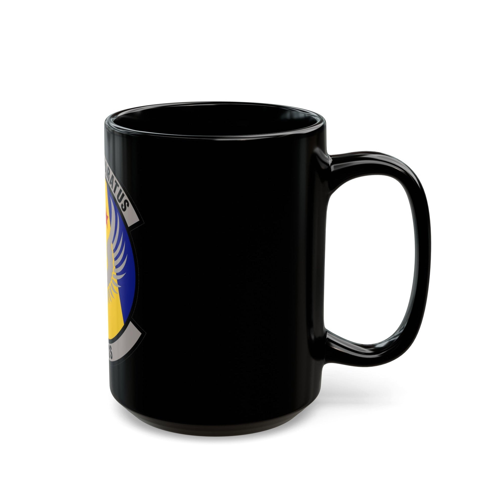 563d Operations Support Squadron (U.S. Air Force) Black Coffee Mug-The Sticker Space