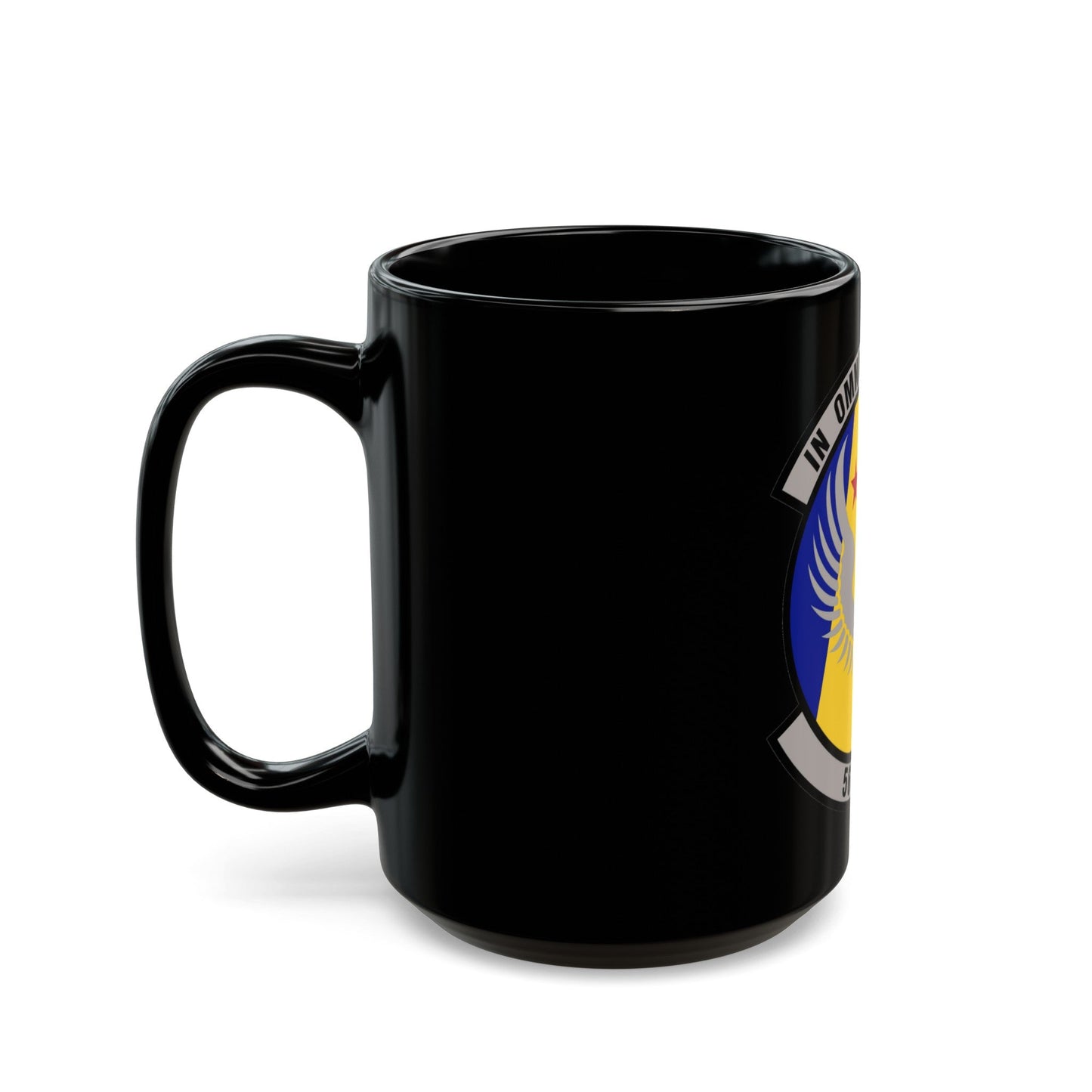 563d Operations Support Squadron (U.S. Air Force) Black Coffee Mug-The Sticker Space