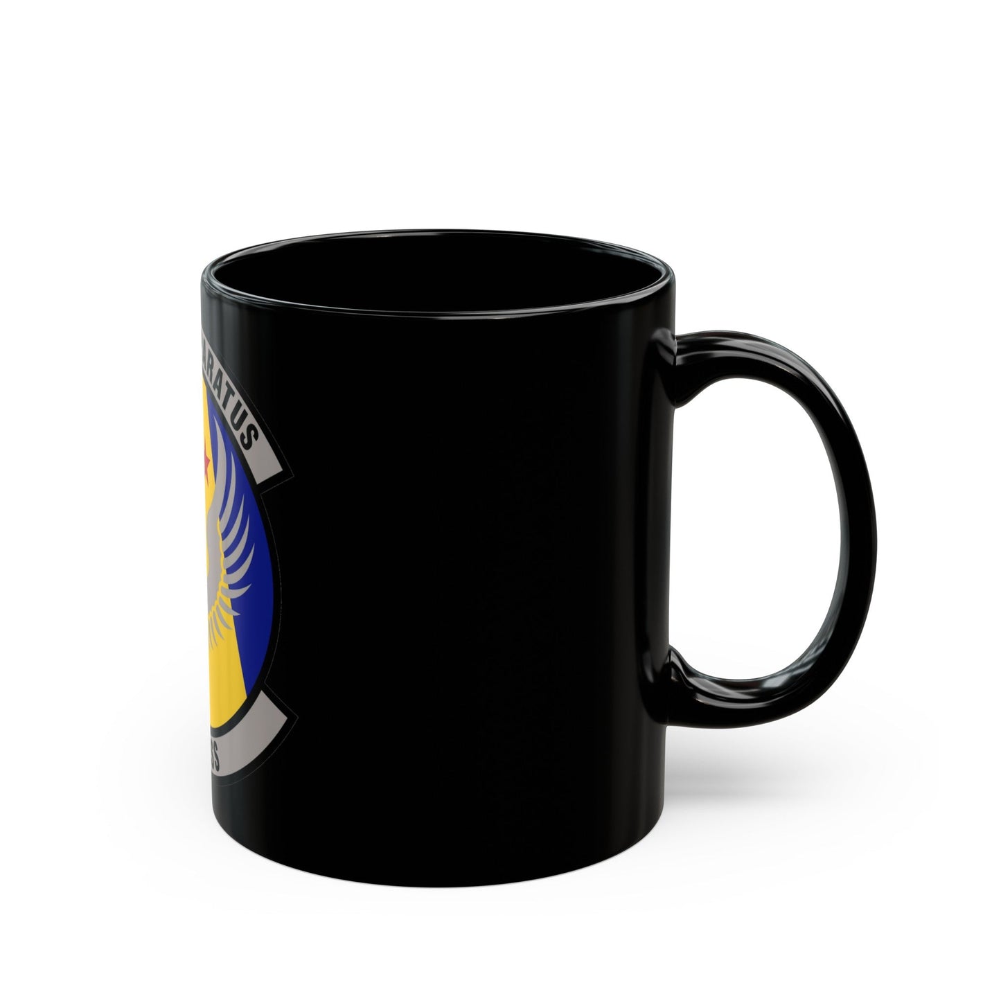 563d Operations Support Squadron (U.S. Air Force) Black Coffee Mug-The Sticker Space