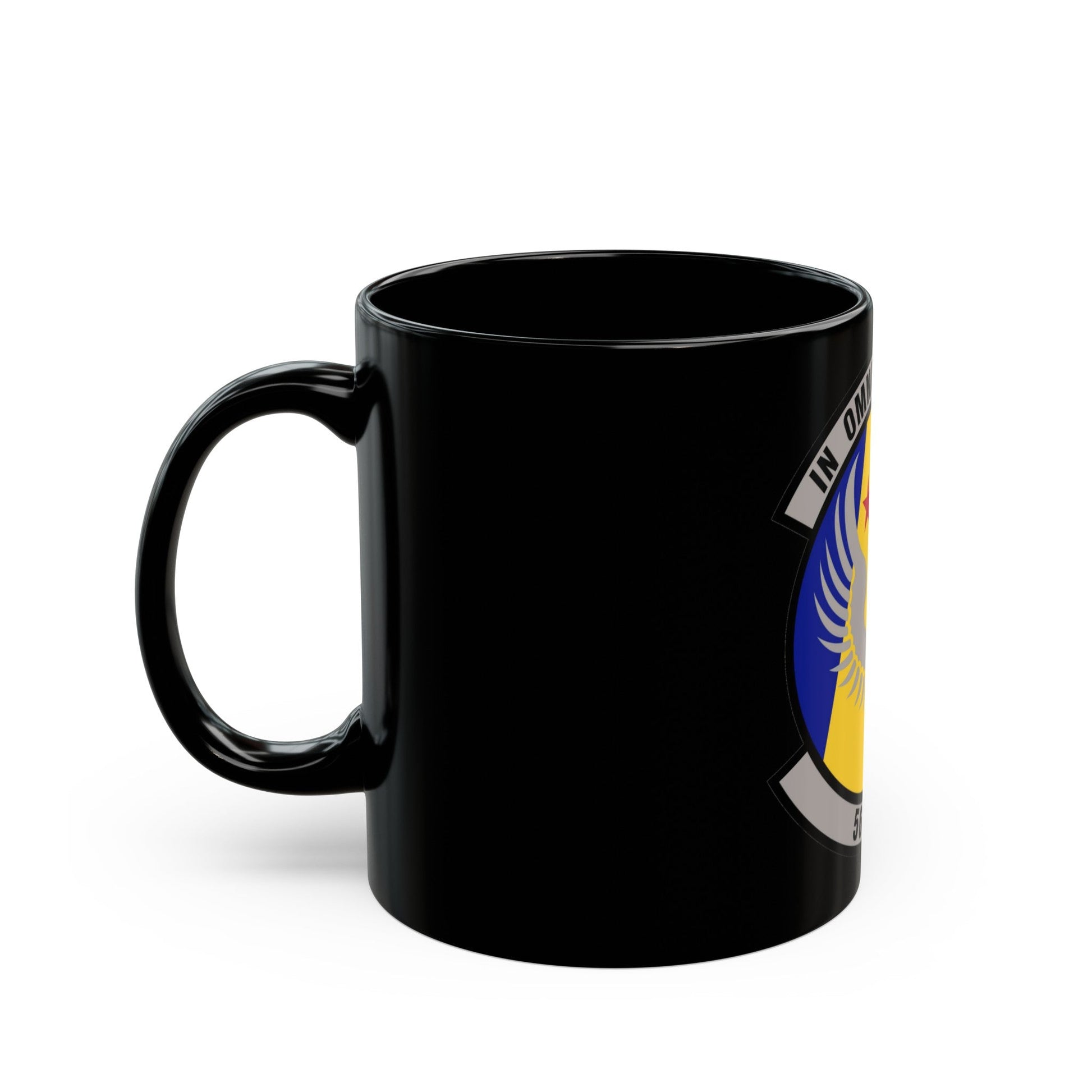 563d Operations Support Squadron (U.S. Air Force) Black Coffee Mug-The Sticker Space