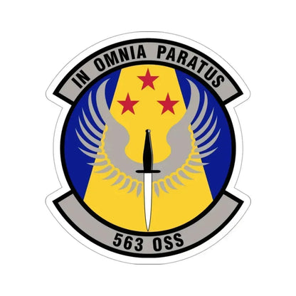 563d Operations Support Squadron (U.S. Air Force) STICKER Vinyl Die-Cut Decal 3 Inch - The Sticker Space