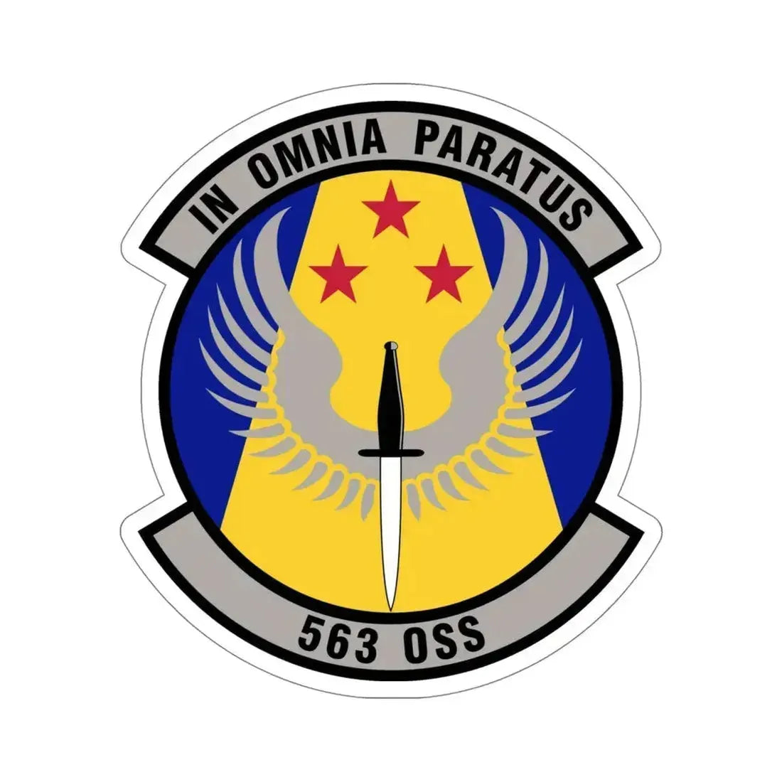 563d Operations Support Squadron (U.S. Air Force) STICKER Vinyl Die-Cut Decal 5 Inch - The Sticker Space