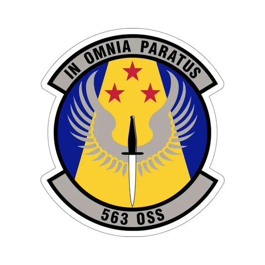 563d Operations Support Squadron (U.S. Air Force) STICKER Vinyl Die-Cut Decal 6 Inch - The Sticker Space