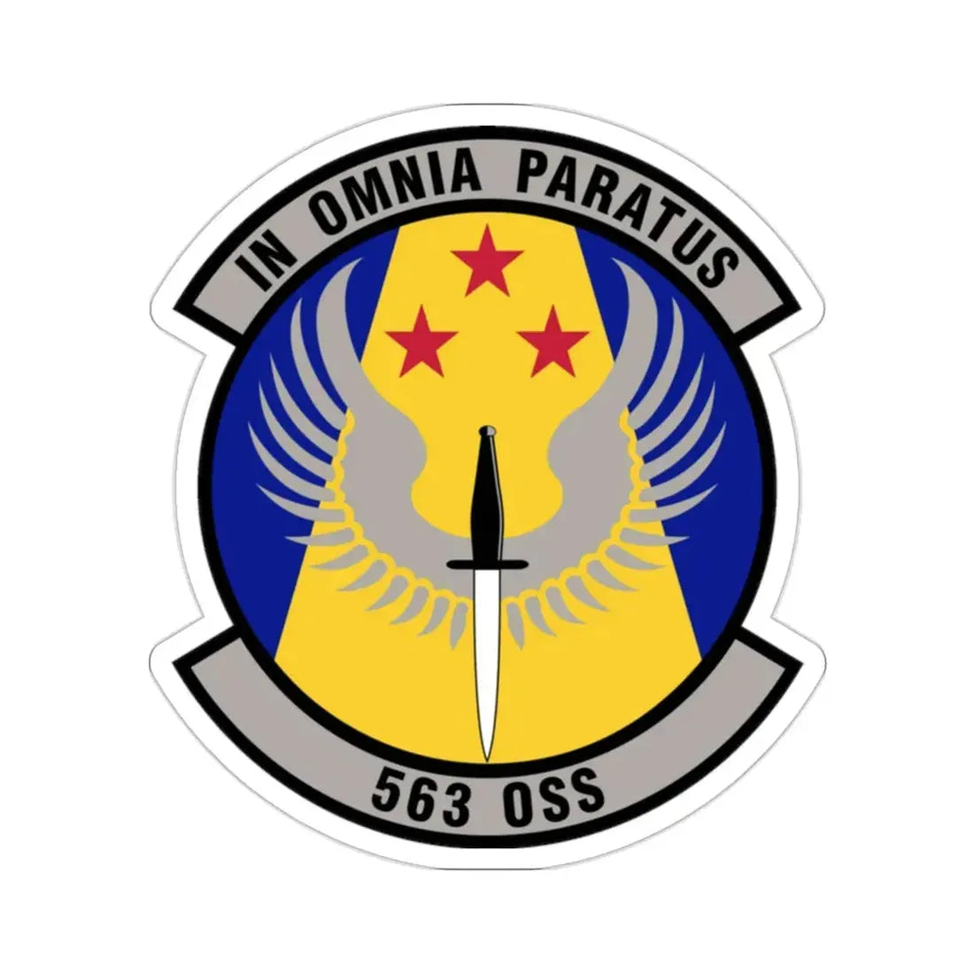 563d Operations Support Squadron (U.S. Air Force) STICKER Vinyl Die-Cut Decal - The Sticker Space