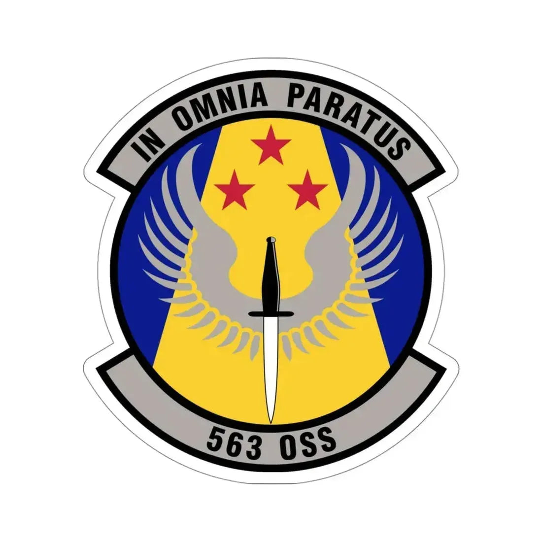 563d Operations Support Squadron (U.S. Air Force) STICKER Vinyl Die-Cut Decal - The Sticker Space