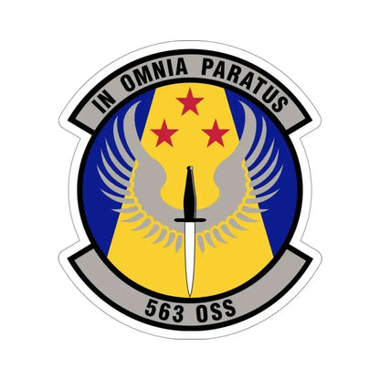 563d Operations Support Squadron (U.S. Air Force) STICKER Vinyl Die-Cut Decal - The Sticker Space