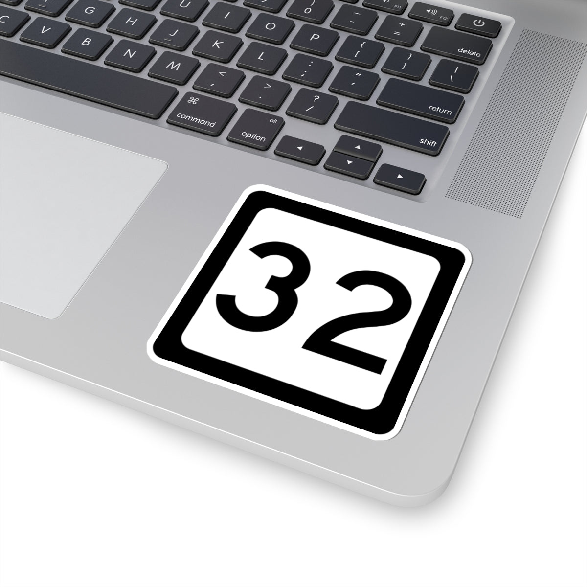 WV-32 (Virginia) (Road Sign) STICKER Vinyl Kiss-Cut Decal