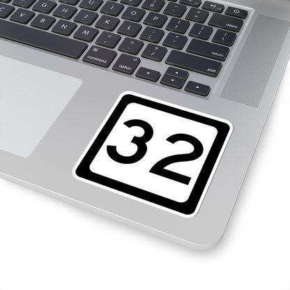 WV-32 (Virginia) (Road Sign) STICKER Vinyl Kiss-Cut Decal