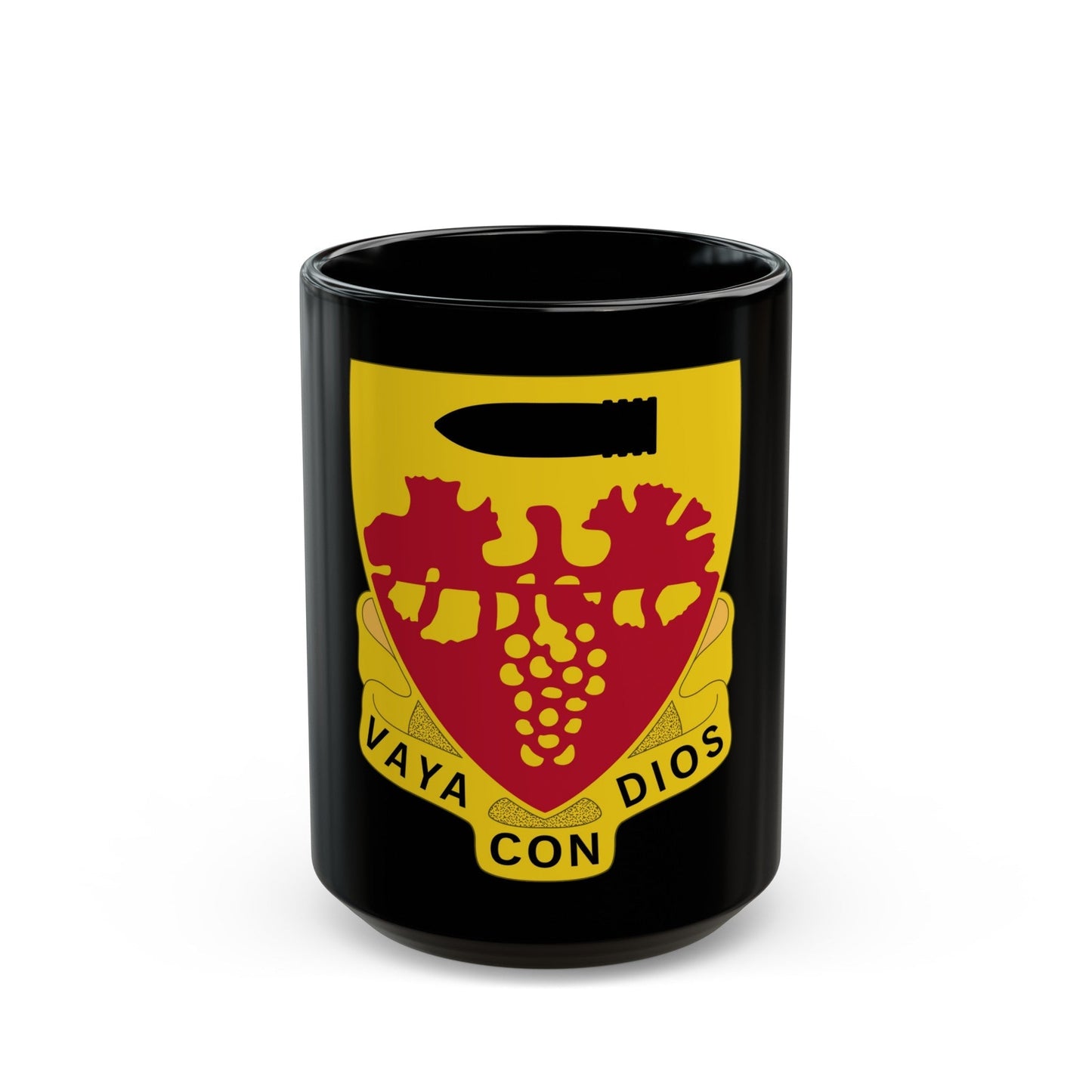 564th Field Artillery Battalion (U.S. Army) Black Coffee Mug-15oz-The Sticker Space