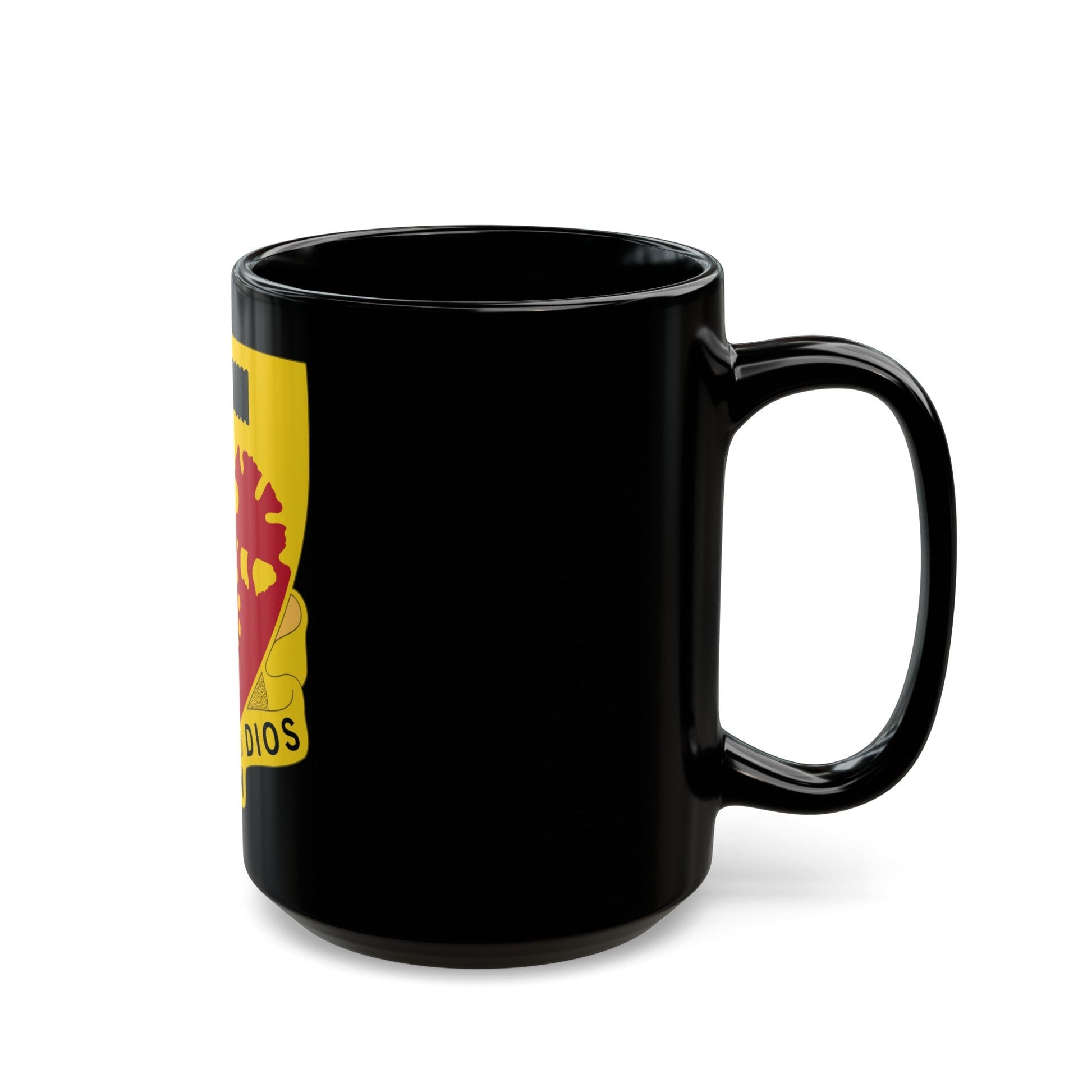 564th Field Artillery Battalion (U.S. Army) Black Coffee Mug-The Sticker Space