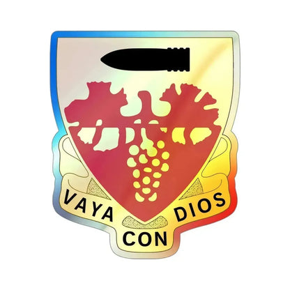 564th Field Artillery Battalion (U.S. Army) Holographic STICKER Die-Cut Vinyl Decal 4 Inch Holographic - The Sticker Space