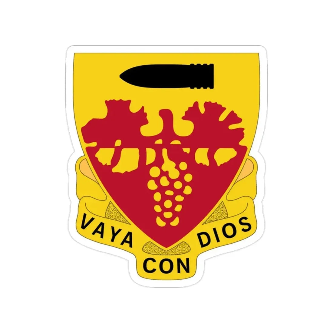 564th Field Artillery Battalion (U.S. Army) Transparent STICKER Die-Cut Vinyl Decal - The Sticker Space