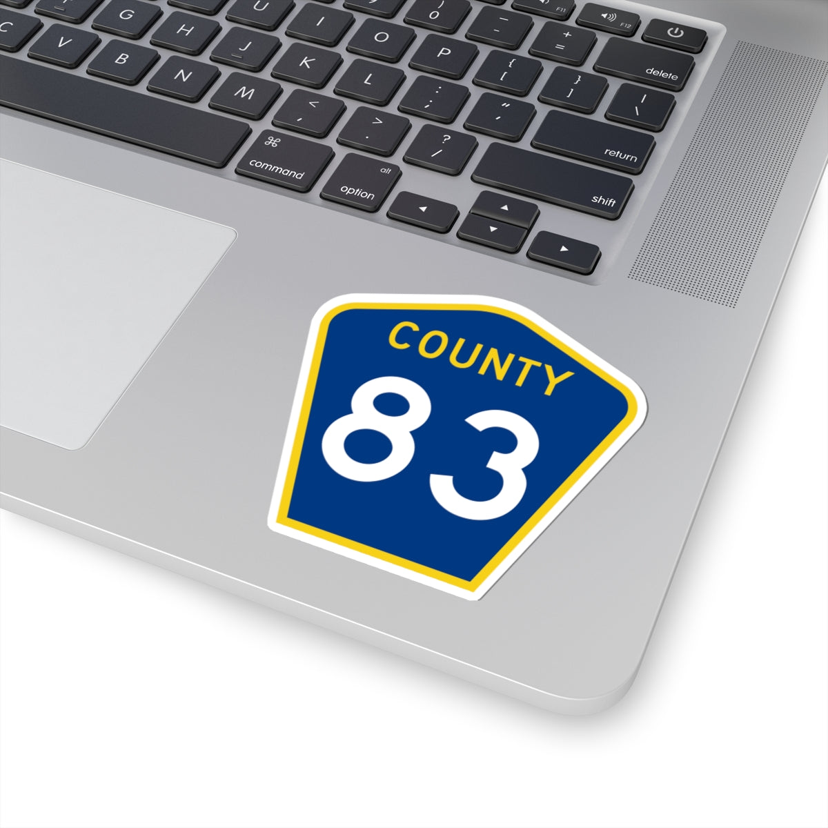 County 83 MN (Minnesota) (Road Sign) STICKER Vinyl Kiss-Cut Decal