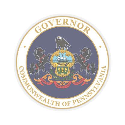 Seal of the Governor of Pennsylvania v2 - STICKER Vinyl Kiss-Cut Decal