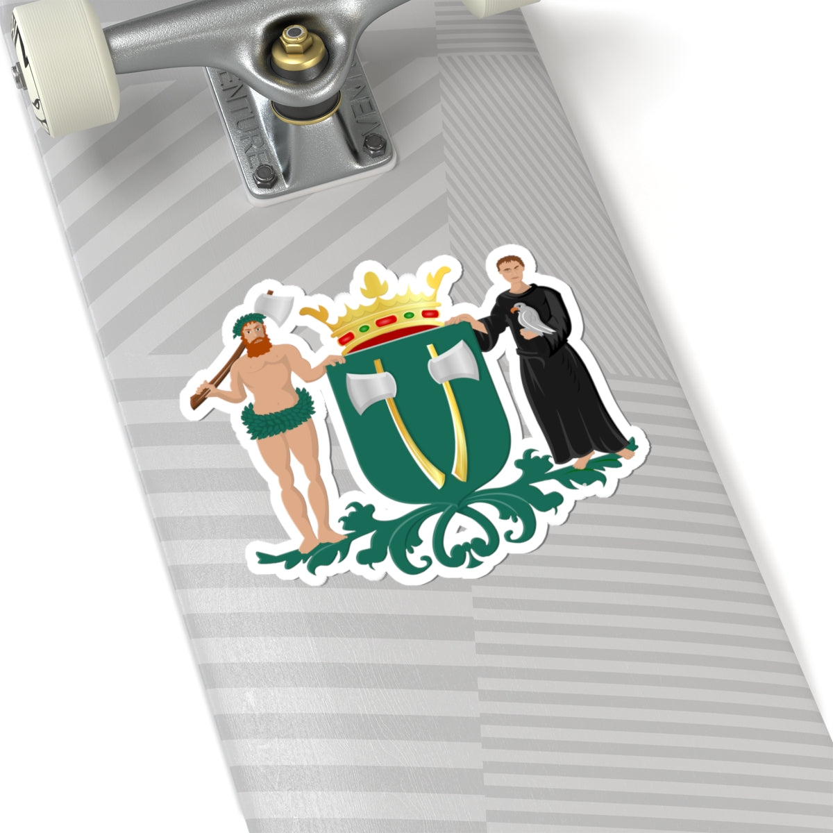 Beilen wapen (Netherlands) (Coat of Arms) STICKER Vinyl Kiss-Cut Decal