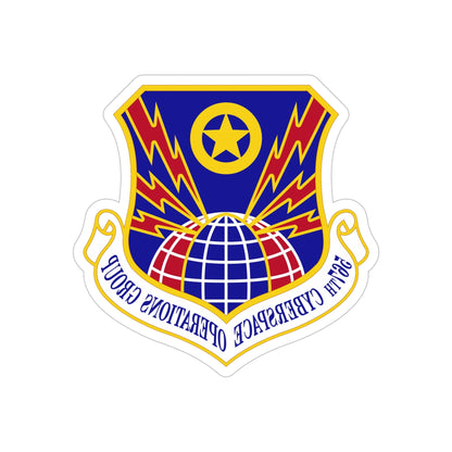 567 Cyberspace Operations Group ACC (U.S. Air Force) REVERSE PRINT Transparent STICKER-6" × 6"-The Sticker Space