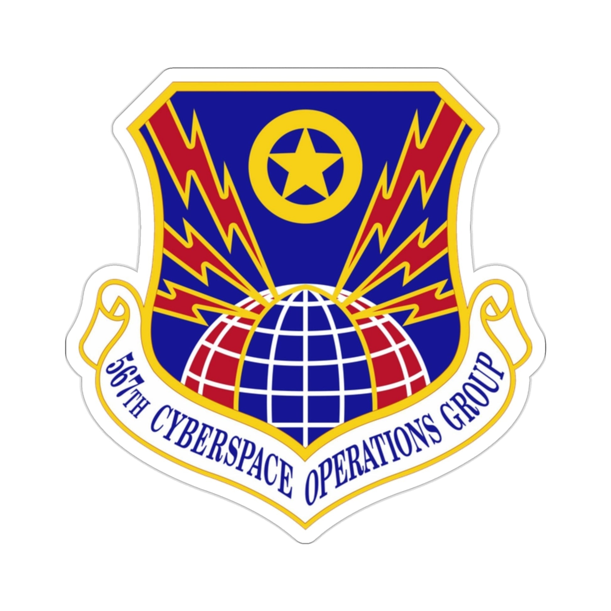 567 Cyberspace Operations Group ACC (U.S. Air Force) STICKER Vinyl Die-Cut Decal-2 Inch-The Sticker Space