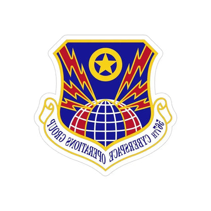 567 Cyberspace Operations Group ACC (U.S. Air Force) REVERSE PRINT Transparent Die-Cut STICKER - The Sticker Space