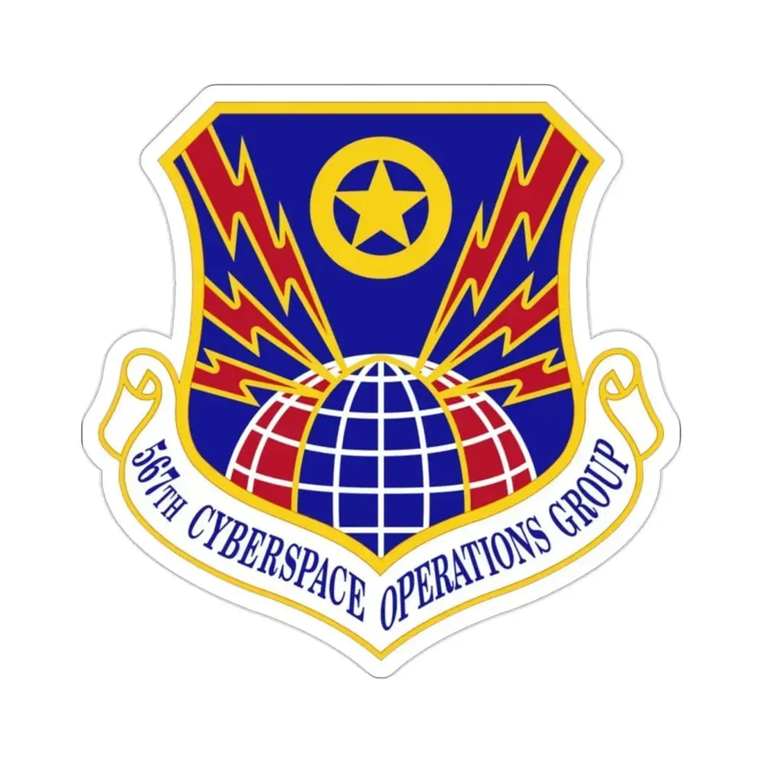 567 Cyberspace Operations Group ACC (U.S. Air Force) STICKER Vinyl Die-Cut Decal 2 Inch - The Sticker Space