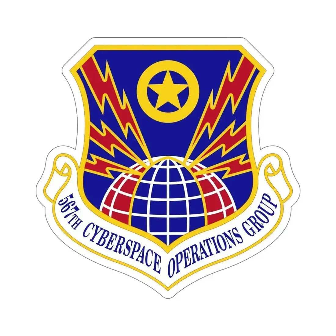 567 Cyberspace Operations Group ACC (U.S. Air Force) STICKER Vinyl Die-Cut Decal - The Sticker Space