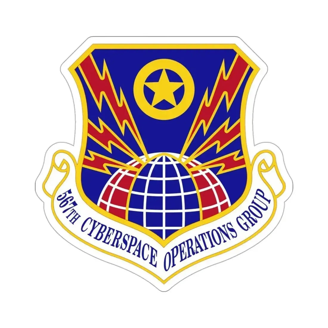 567 Cyberspace Operations Group ACC (U.S. Air Force) STICKER Vinyl Die-Cut Decal - The Sticker Space