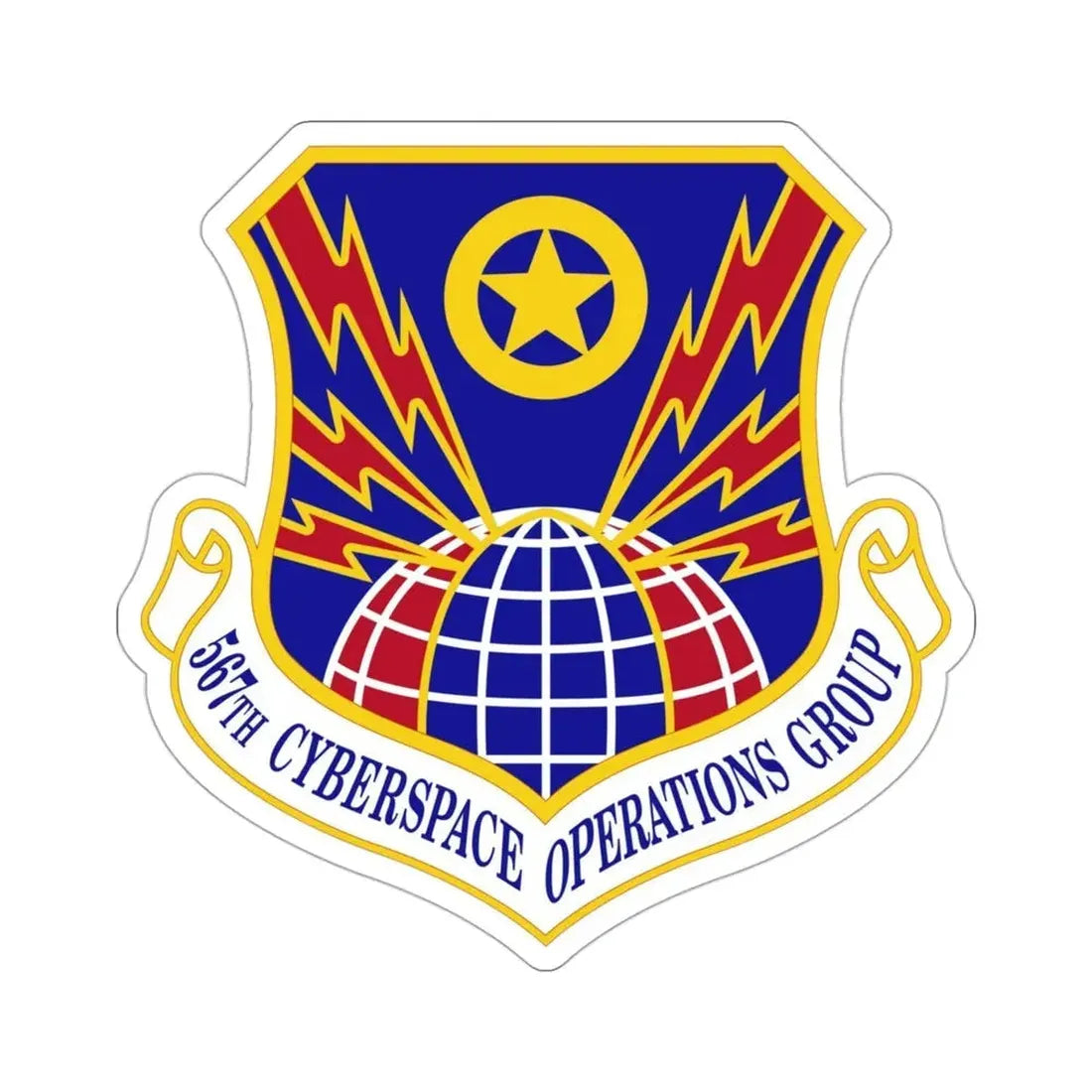 567 Cyberspace Operations Group ACC (U.S. Air Force) STICKER Vinyl Die-Cut Decal - The Sticker Space