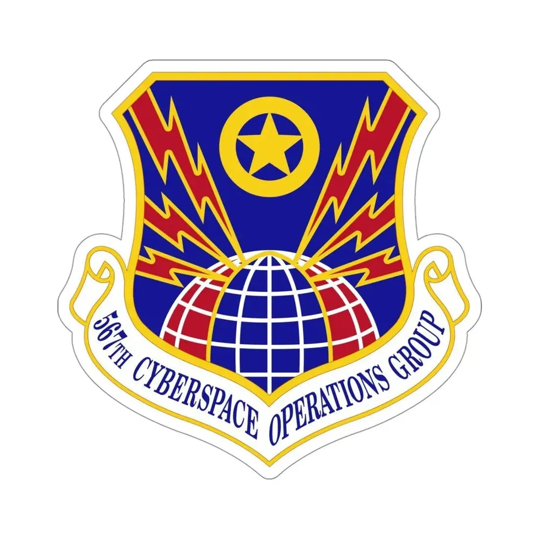 567 Cyberspace Operations Group ACC (U.S. Air Force) STICKER Vinyl Die-Cut Decal - The Sticker Space