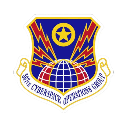 567 Cyberspace Operations Group ACC (U.S. Air Force) STICKER Vinyl Kiss-Cut Decal 2 Inch White - The Sticker Space