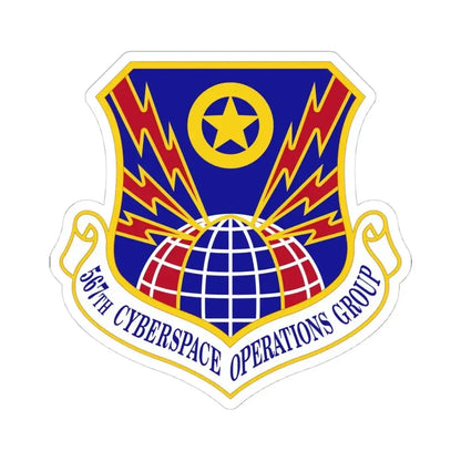 567 Cyberspace Operations Group ACC (U.S. Air Force) STICKER Vinyl Kiss-Cut Decal 4 Inch White - The Sticker Space