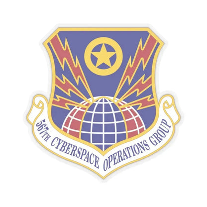 567 Cyberspace Operations Group ACC (U.S. Air Force) STICKER Vinyl Kiss-Cut Decal 6 Inch Transparent - The Sticker Space