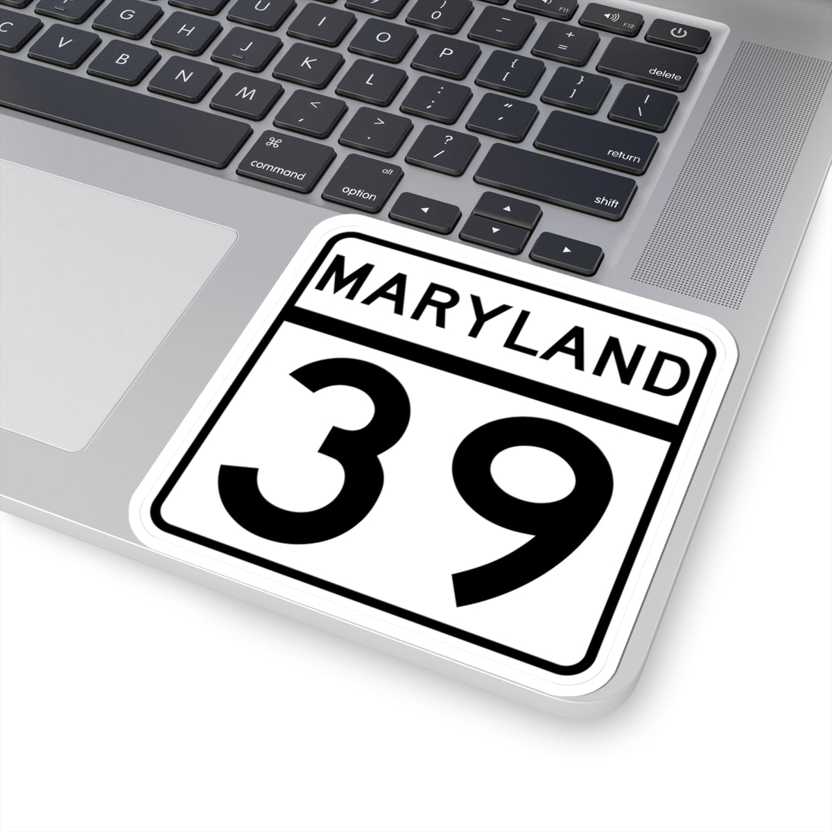MD Route 39 (Maryland) (Road Sign) STICKER Vinyl Kiss-Cut Decal