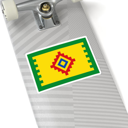 Flag of Obukhovo Moscow oblast (Russia) STICKER Vinyl Kiss-Cut Decal