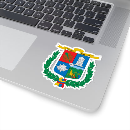 Escudo de Florida Valle del Cauca (Colombia) (Coat of Arms) STICKER Vinyl Kiss-Cut Decal