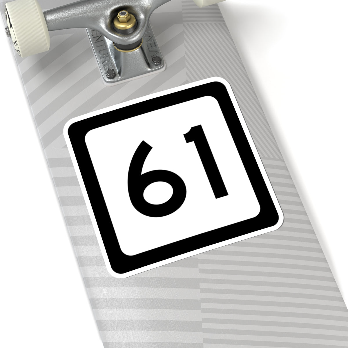 WV-61 (Virginia) (Road Sign) STICKER Vinyl Kiss-Cut Decal