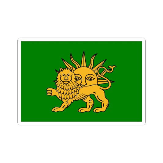 Safavid Flag (Iran) STICKER Vinyl Kiss-Cut Decal