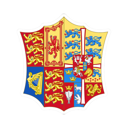 Arms of Alexandra of Denmark (United Kingdom) (Coat of Arms) STICKER Vinyl Kiss-Cut Decal
