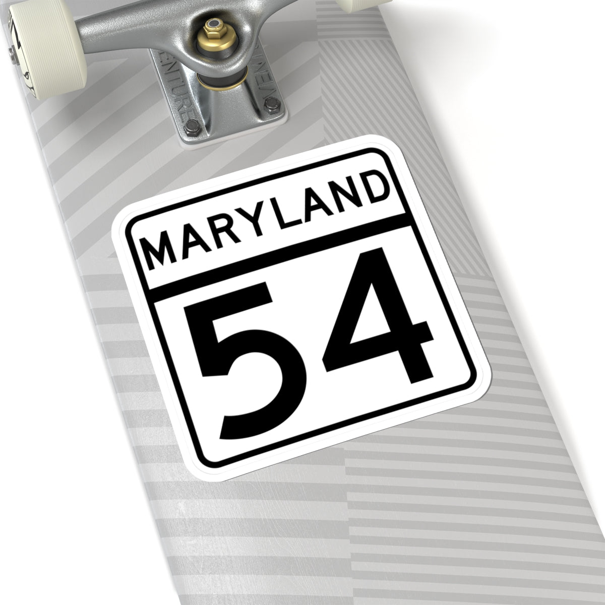 MD Route 54 (Maryland) (Road Sign) STICKER Vinyl Kiss-Cut Decal