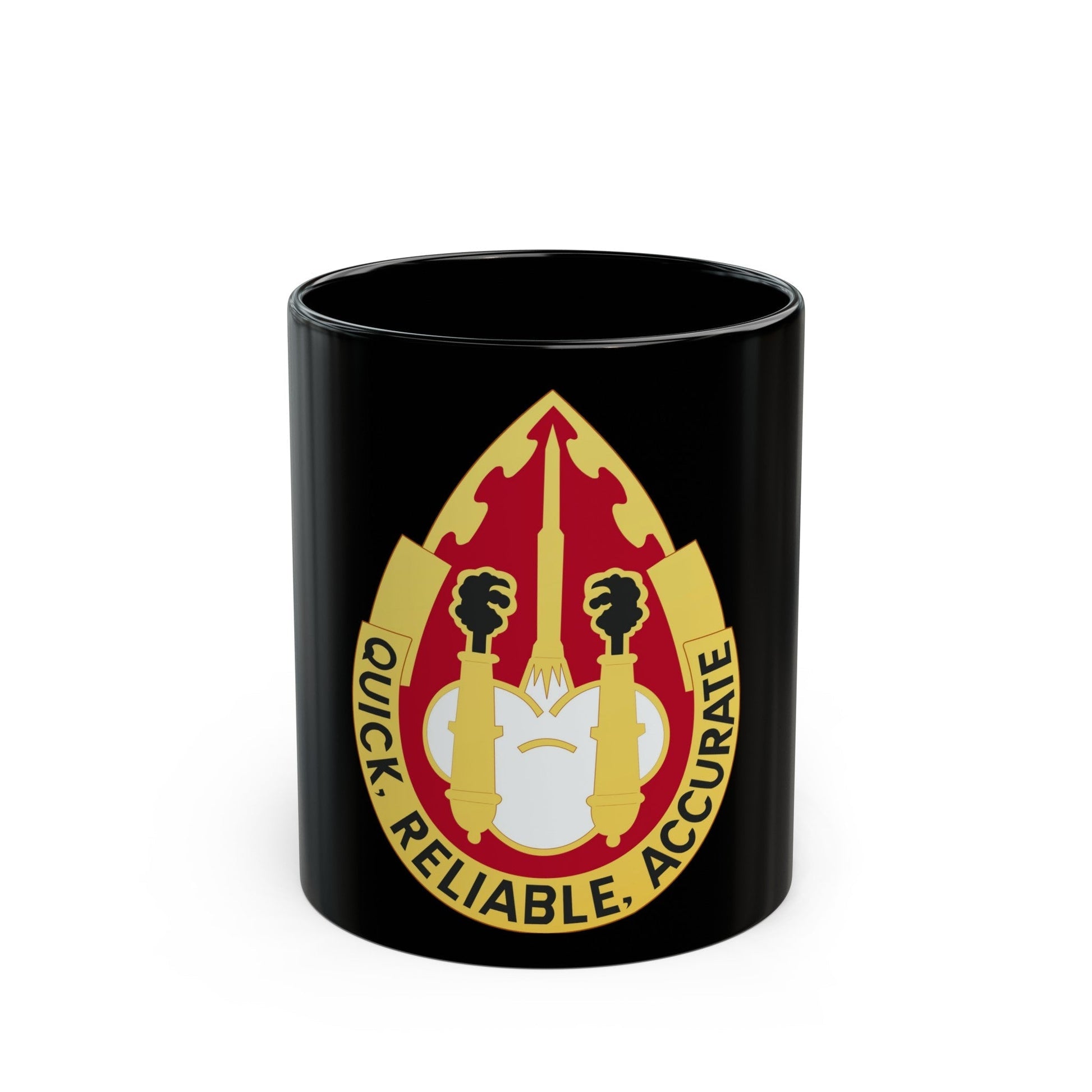 56th Artillery Group (U.S. Army) Black Coffee Mug-11oz-The Sticker Space