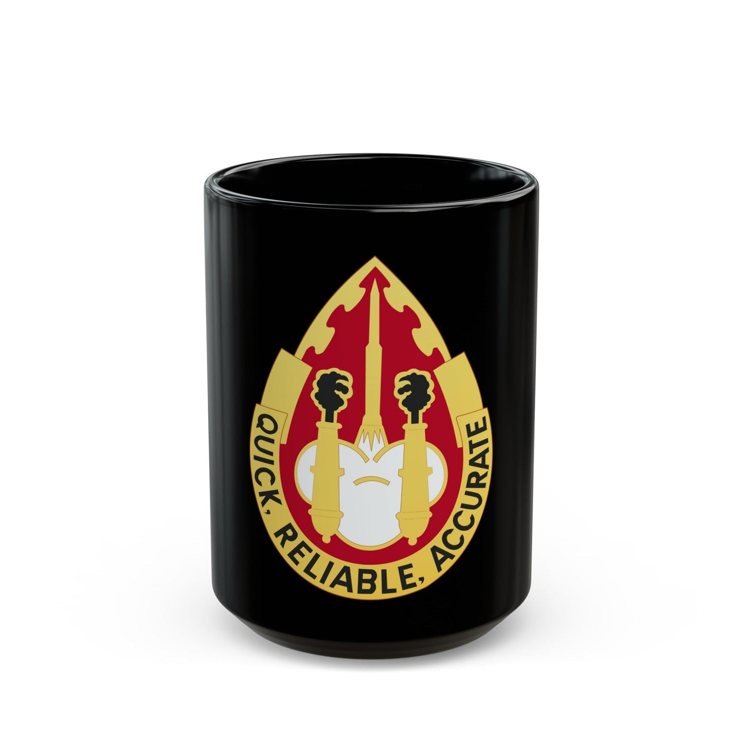 56th Artillery Group (U.S. Army) Black Coffee Mug-15oz-The Sticker Space