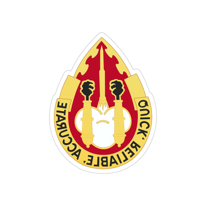 56th Artillery Group (U.S. Army) REVERSE PRINT Transparent STICKER-6" × 6"-The Sticker Space