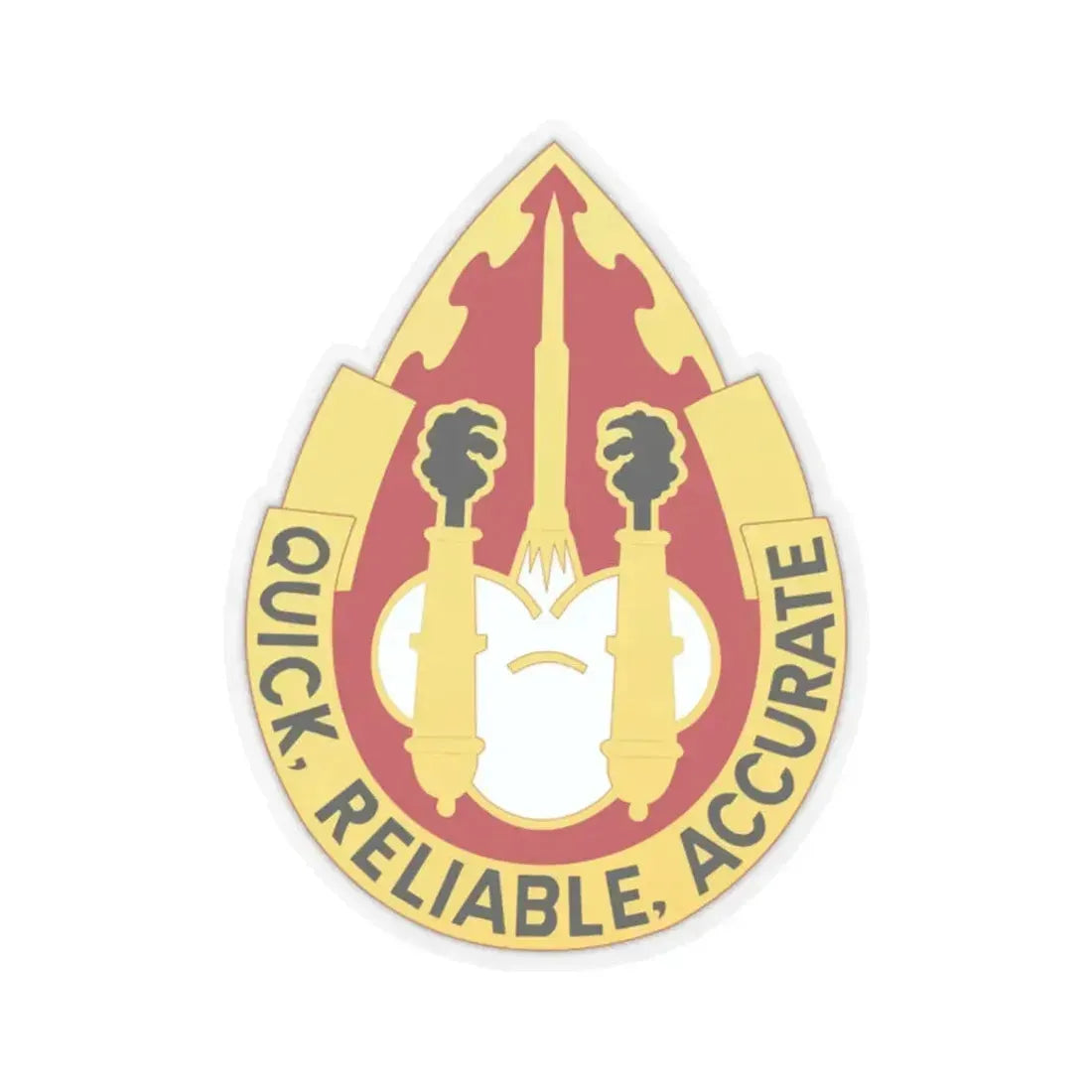 56th Artillery Group (U.S. Army) STICKER Vinyl Kiss-Cut Decal 2 Inch Transparent - The Sticker Space