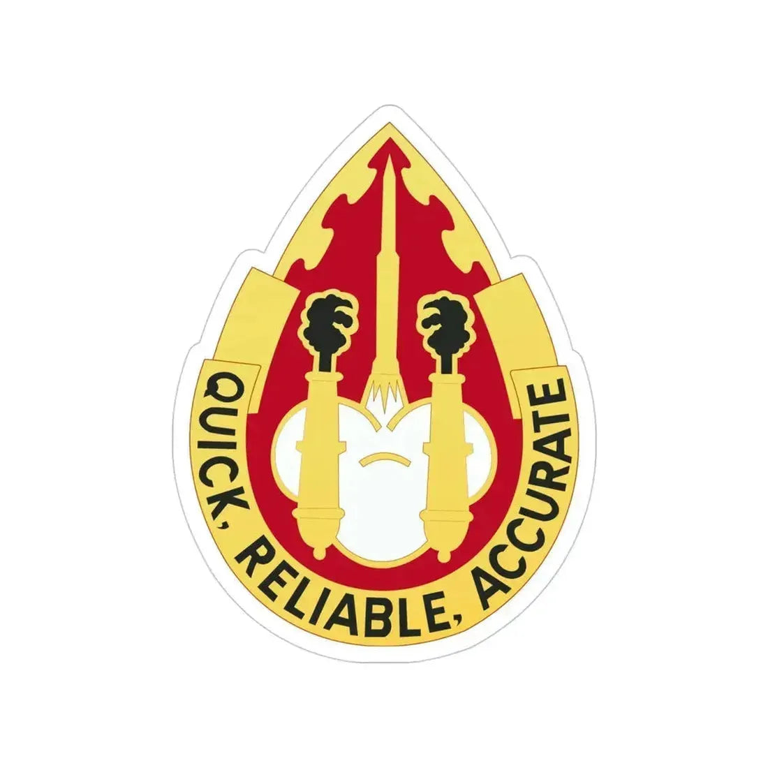 56th Artillery Group (U.S. Army) Transparent STICKER Die-Cut Vinyl Decal 4 Inch - The Sticker Space