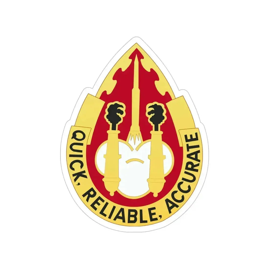 56th Artillery Group (U.S. Army) Transparent STICKER Die-Cut Vinyl Decal 6 Inch - The Sticker Space