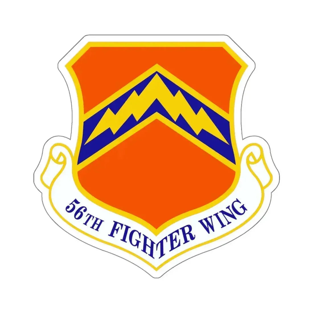 56th Fighter Wing (U.S. Air Force) STICKER Vinyl Die-Cut Decal 5 Inch - The Sticker Space