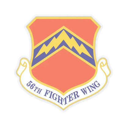 56th Fighter Wing (U.S. Air Force) STICKER Vinyl Kiss-Cut Decal 2 Inch Transparent - The Sticker Space