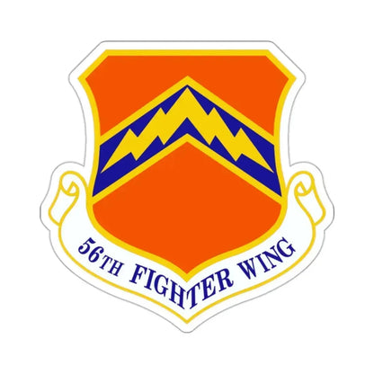 56th Fighter Wing (U.S. Air Force) STICKER Vinyl Kiss-Cut Decal 2 Inch White - The Sticker Space