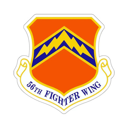 56th Fighter Wing (U.S. Air Force) STICKER Vinyl Kiss-Cut Decal 3 Inch White - The Sticker Space