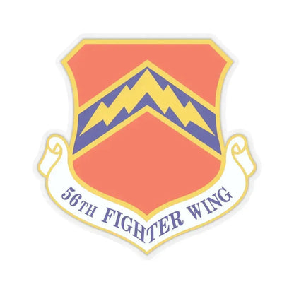 56th Fighter Wing (U.S. Air Force) STICKER Vinyl Kiss-Cut Decal 4 Inch Transparent - The Sticker Space