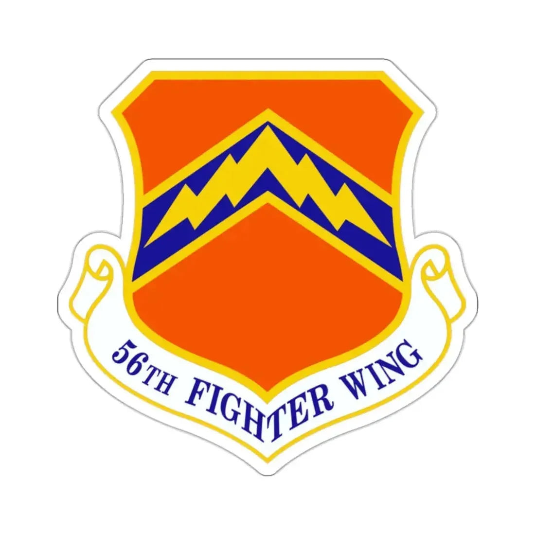 56th Fighter Wing (U.S. Air Force) STICKER Vinyl Kiss-Cut Decal - The Sticker Space