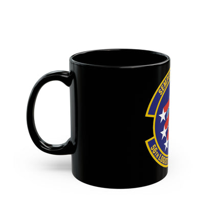 56th Logistics Readiness Squadron (U.S. Air Force) Black Coffee Mug-The Sticker Space